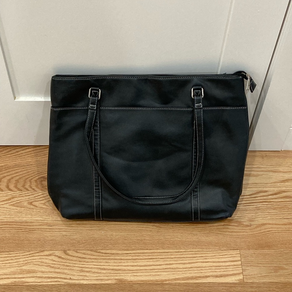 Black laptop bag